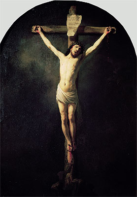 Christ on the Cross, Undated | Rembrandt | Painting Reproduction