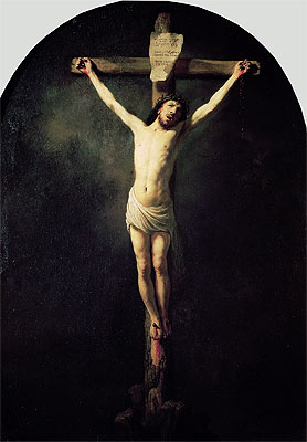 Christus am Kreuz | Rembrandt | Gemälde Reproduktion