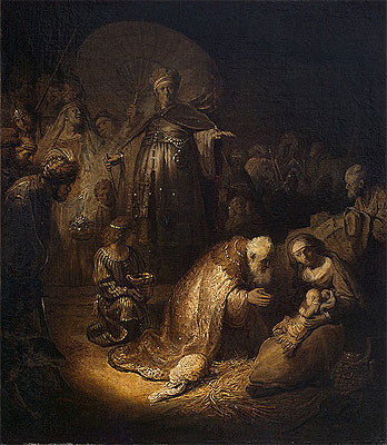 Adoration of the Magi, 1632 | Rembrandt | Gemälde Reproduktion