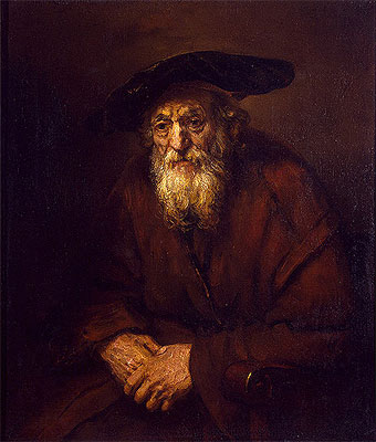 Portrait of an Old Jew, 1654 | Rembrandt | Gemälde Reproduktion