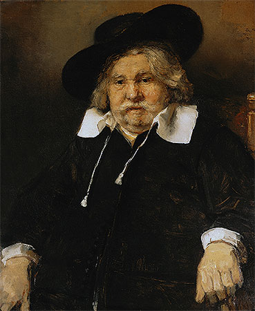 Porträt eines alten ... | Rembrandt | Gemälde Reproduktion