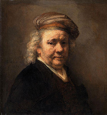 Self Portrait, 1669 | Rembrandt | Gemälde Reproduktion