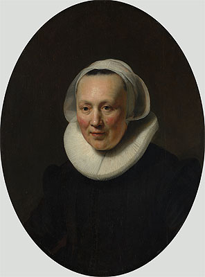 Portrait of a Woman, 1633 | Rembrandt | Painting Reproduction
