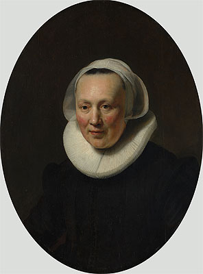 Porträt einer Frau | Rembrandt | Gemälde Reproduktion