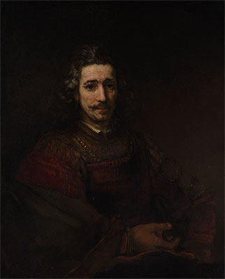 Mann mit einer Lupe, c.1660/64 | Rembrandt