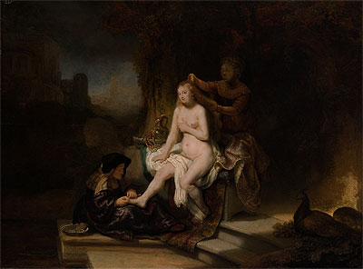 Das Toilette von Bathseba, 1643 | Rembrandt