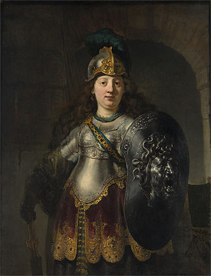 Bellona, 1633 | Rembrandt | Painting Reproduction
