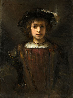 Rembrandt's Son Titus | Rembrandt | Painting Reproduction