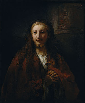 Christ with a Staff, 1661 | Rembrandt | Gemälde Reproduktion