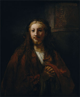 Christ with a Staff | Rembrandt | Painting Reproduction