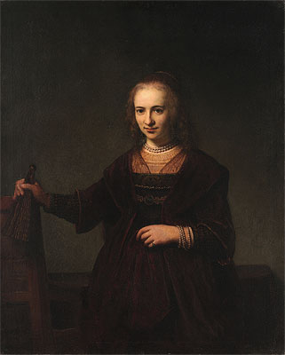Portrait of a Woman, 1643 | Rembrandt | Painting Reproduction
