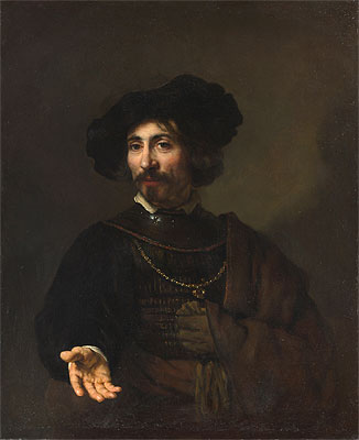 Man with a Steel Gorget | Rembrandt | Painting Reproduction