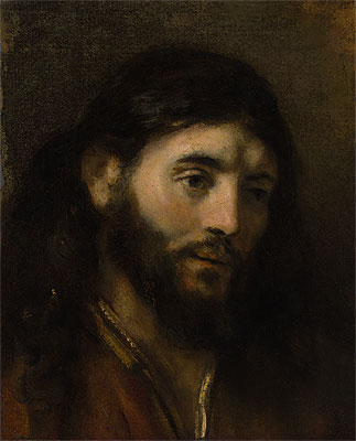 Head of Christ, Undated | Rembrandt | Painting Reproduction