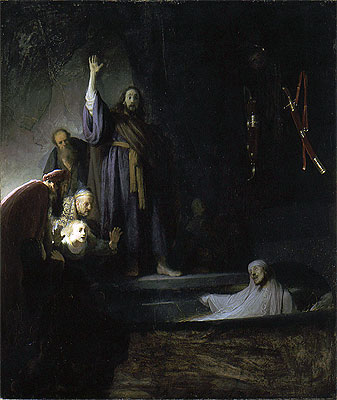The Raising of Lazarus, c.1630 | Rembrandt | Painting Reproduction