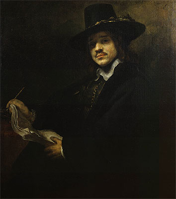 Portrait of a Young Artist | Rembrandt | Painting Reproduction