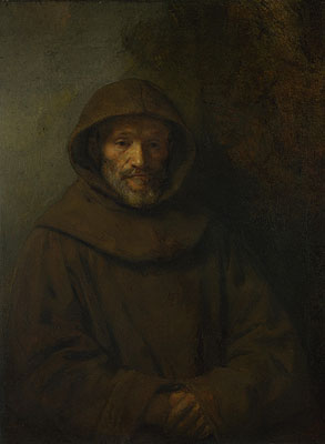 A Franciscan Friar, a.1655 | Rembrandt | Painting Reproduction