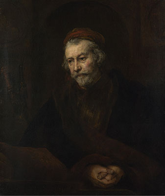 An Elderly Man as Saint Paul | Rembrandt | Painting Reproduction