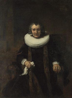 Portrait of Margaretha de Geer, Wife of Jacob Trip | Rembrandt | Painting Reproduction