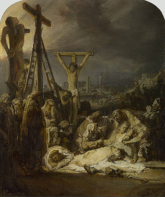 The Lamentation over the Dead Christ, c.1635 | Rembrandt | Gemälde Reproduktion
