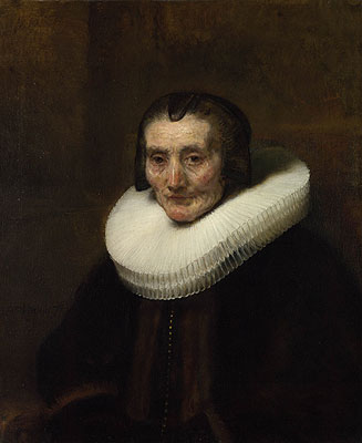 Porträt von Margaretha de Geer, Ehefrau von Jacob Trip | Rembrandt | Gemälde Reproduktion