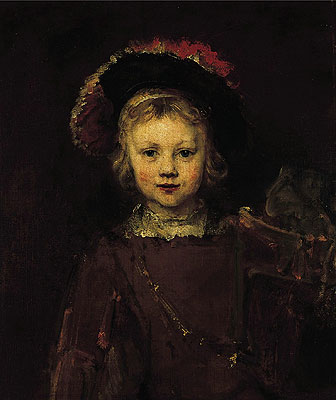 Porträt eines Knaben, c.1655/60 von Rembrandt | Gemälde-Reproduktion