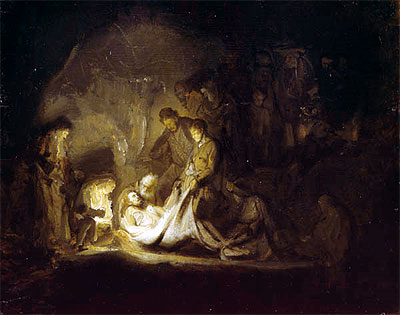 The Entombment, c.1630 | Rembrandt | Gemälde Reproduktion