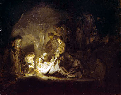 Die Grablegung | Rembrandt | Gemälde Reproduktion