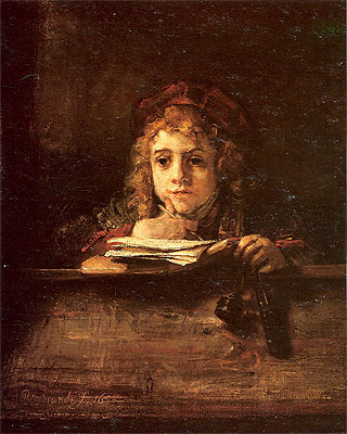 Titus, 1655 | Rembrandt | Gemälde Reproduktion