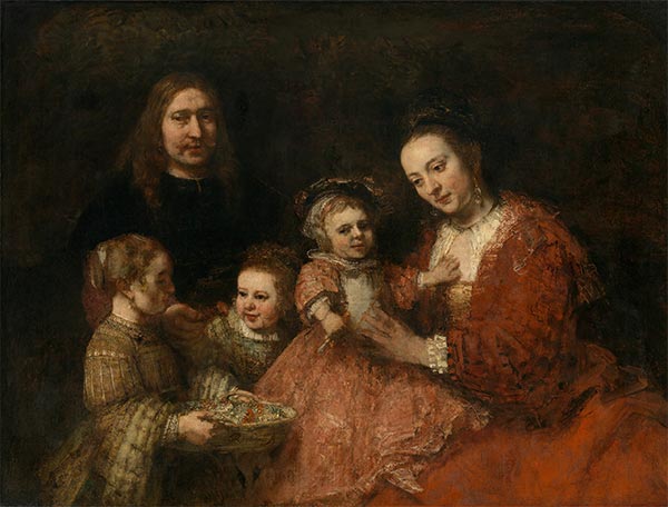 Family Portrait, c.1663/68 | Rembrandt | Gemälde Reproduktion