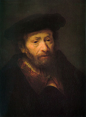 Porträt eines alten Mannes, c.1643 von Rembrandt | Gemälde-Reproduktion
