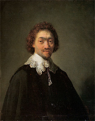 Porträt von Maurits Huygens | Rembrandt | Gemälde Reproduktion
