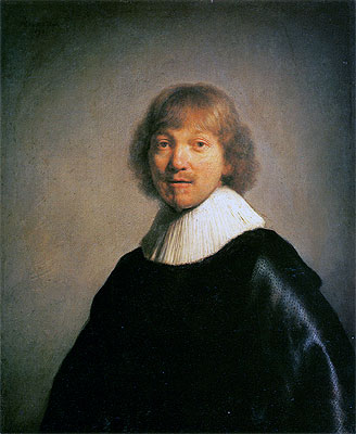 Portrait of the Painter Jacques de Gheyn III, 1632 | Rembrandt | Gemälde Reproduktion