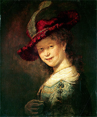 Portrait of the Young Saskia | Rembrandt | Painting Reproduction