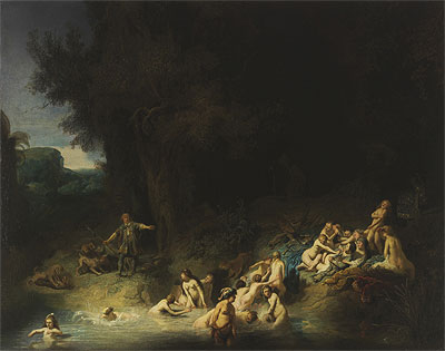 Diana with Actaeon and Callisto, 1634 | Rembrandt | Painting Reproduction