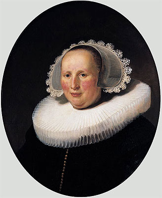 Portrait of Maertgen van Bilderbeecq, 1633 | Rembrandt | Painting Reproduction