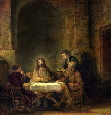 The Supper at Emmaus, 1648 | Rembrandt | Painting Reproduction