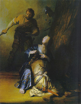 Samson and Delilah | Rembrandt | Painting Reproduction