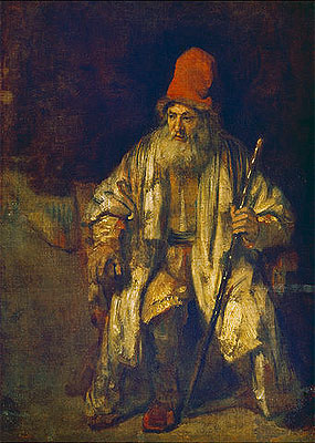 The Old Man with the Red Cap, c.1640/60 | Rembrandt | Painting Reproduction