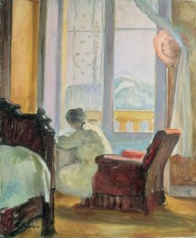 Woman Writing, n.d. by Henri Lebasque | Painting Reproduction