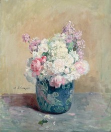 Vase with Flowers | Henri Lebasque | Painting Reproduction