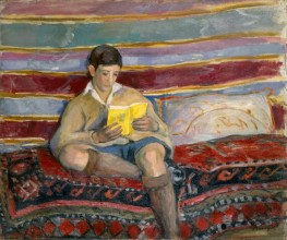 Young Boy Reading | Henri Lebasque | Painting Reproduction