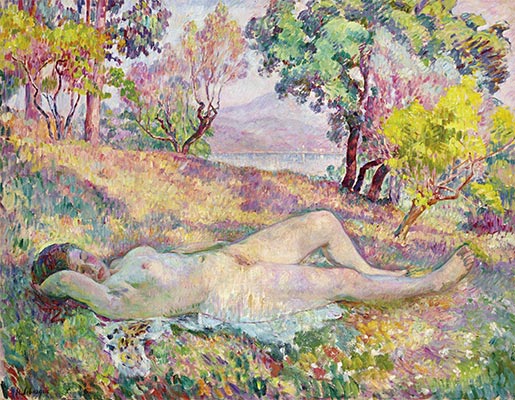 The Resting in Saint-Tropez, 1906 | Henri Lebasque | Painting Reproduction