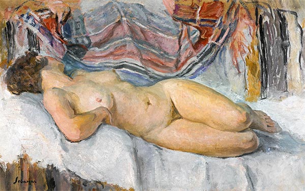 Nacktes Lügen, undated | Henri Lebasque | Gemälde Reproduktion