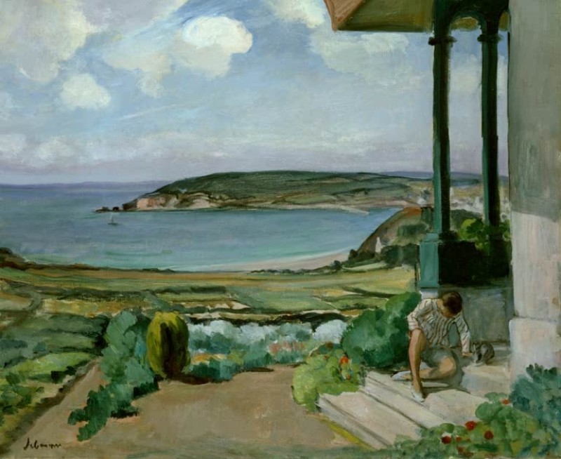 The Garden Above the Bay of Morgat, 1924 | Henri Lebasque