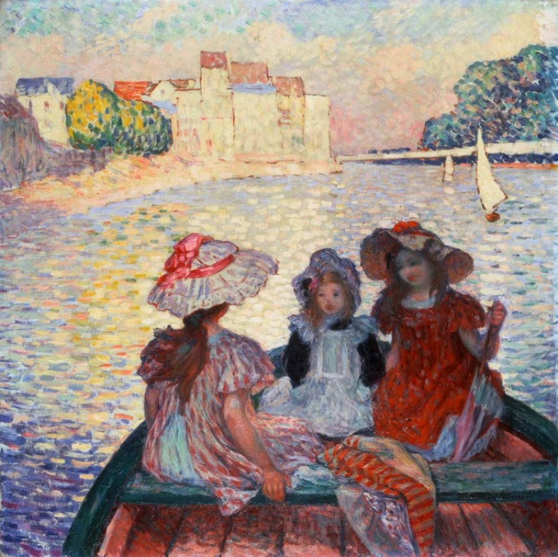 Girls in a Boat, c. 1900 | Henri Lebasque