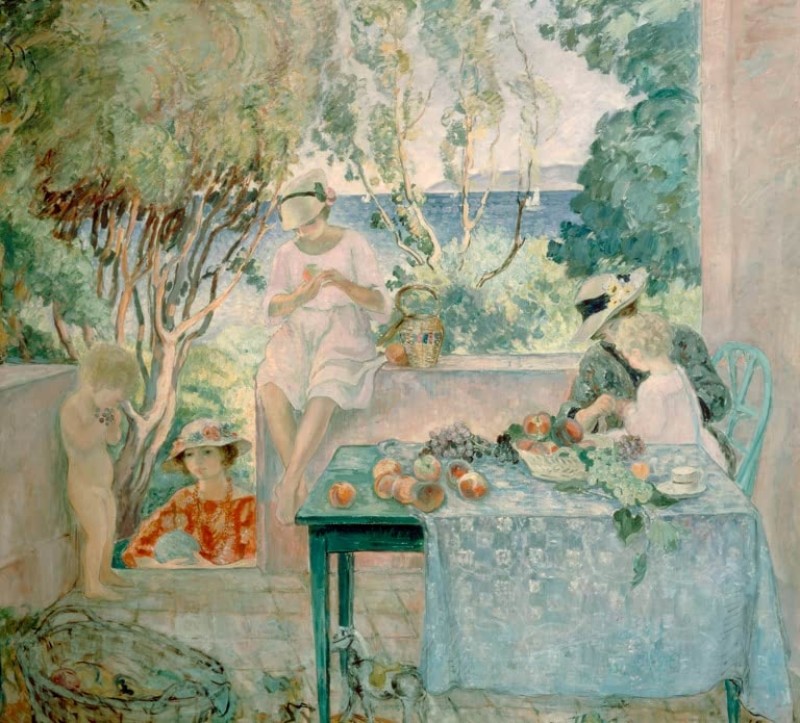 Tea on the Terrace in Saint-Maxime, 1900 | Henri Lebasque
