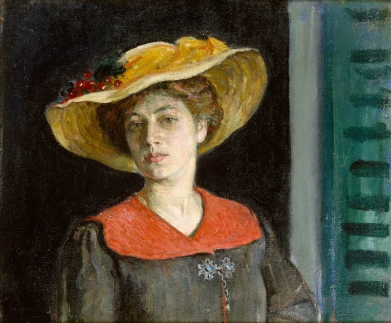 Woman with Yellow Hat, 1920 | Henri Lebasque