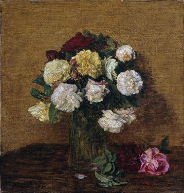 Henri Fantin-Latour、Petites roses Roses, 1886 Painting by Henri Fantin-Latour - Fine Art America