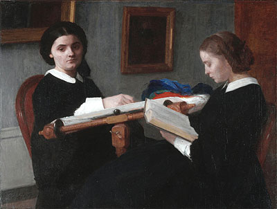 The Two Sisters, 1859 | Fantin-Latour | Gemälde Reproduktion