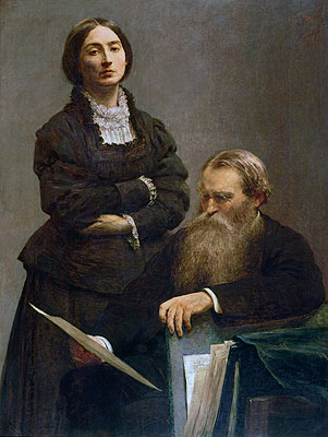 Herr und Frau Edwin Edwards | Fantin-Latour | Gemälde Reproduktion
